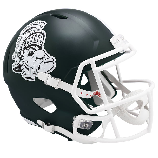 MSU Spartans Riddell Speed Replica Helmet - Gruff Sparty