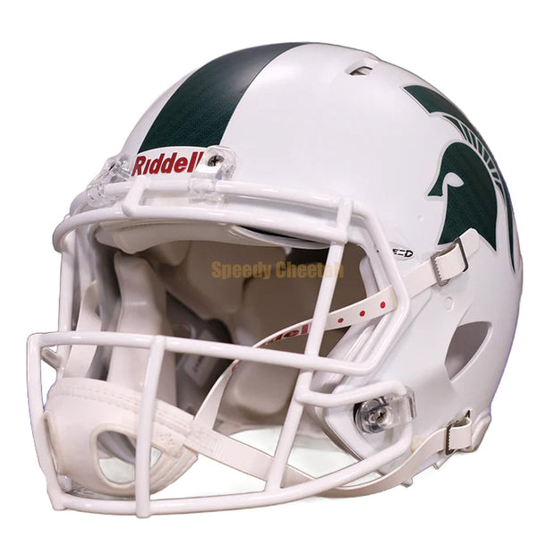 MSU Spartans Riddell Speed Authentic Helmet - White