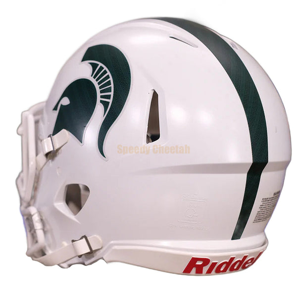 MSU Spartans Riddell Speed Authentic Helmet - White