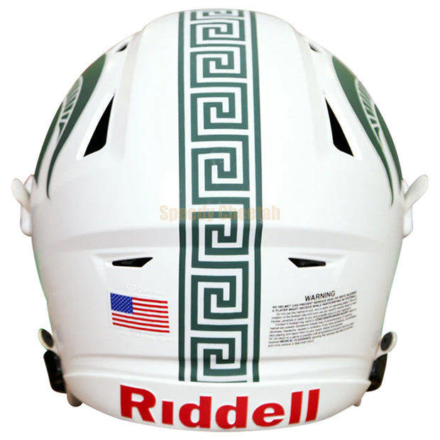 MSU Spartans Riddell SpeedFlex Authentic Helmet - White