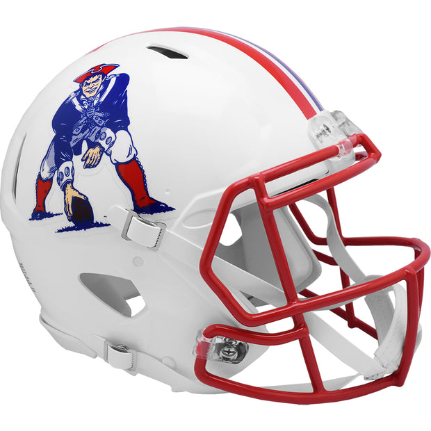 New England Patriots Riddell Speed Authentic Helmet - Throwback 1990-1992