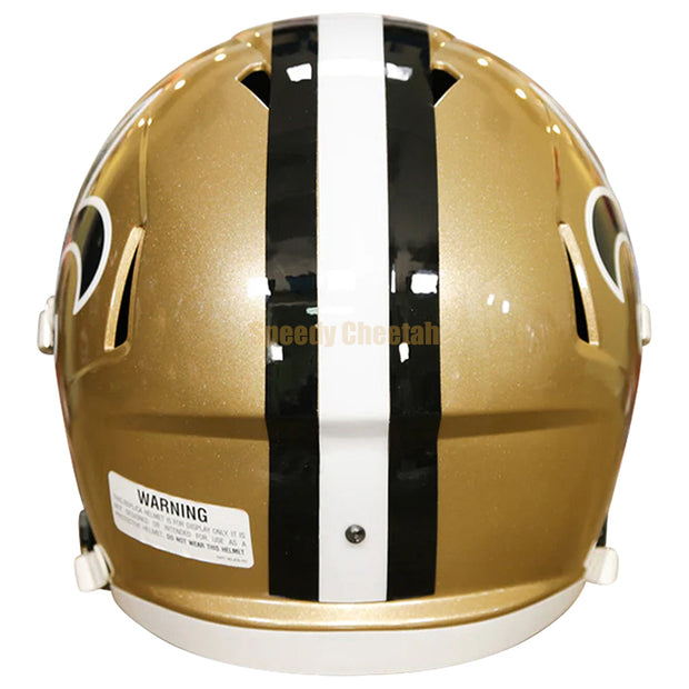 New Orleans Saints Riddell Speed Replica Helmet - Throwback 1976-1999