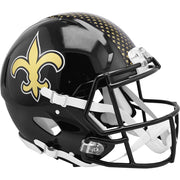 New Orleans Saints Riddell Speed Authentic Helmet - Black Alternate