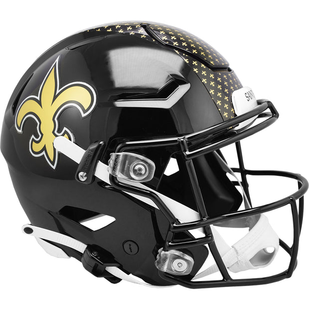 New Orleans Saints Riddell SpeedFlex Authentic Helmet - Black Alternate