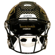 New Orleans Saints Riddell SpeedFlex Authentic Helmet - Black Alternate