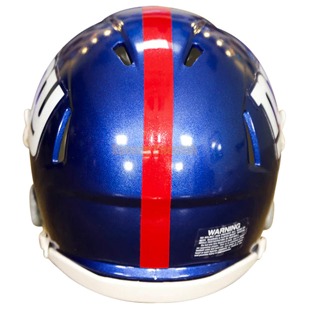 New York Giants Riddell Speed Mini Helmet