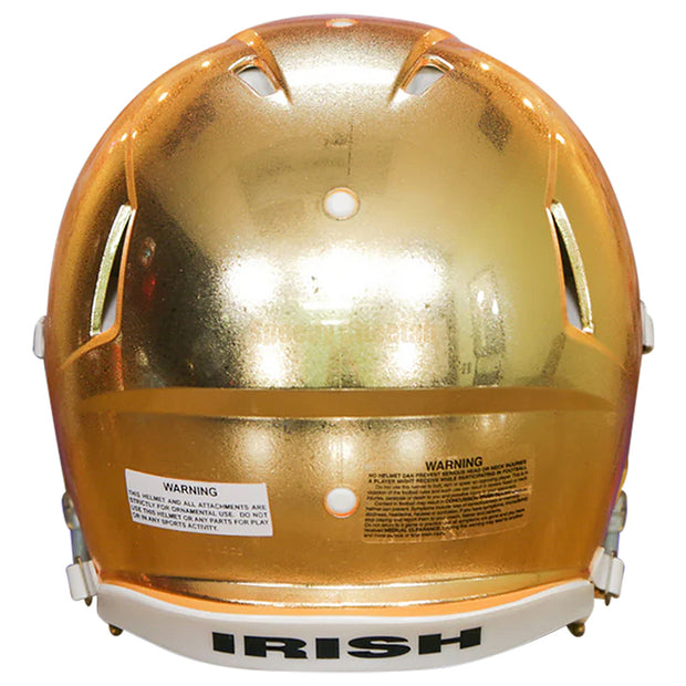 Notre Dame Fighting Irish Riddell Speed Authentic Helmet - HydroFX