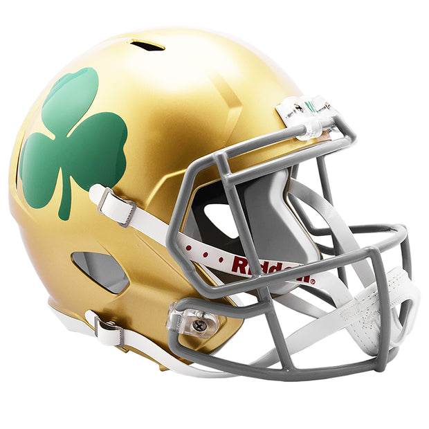 Notre Dame Fighting Irish Riddell Speed Replica Helmet - Shamrock