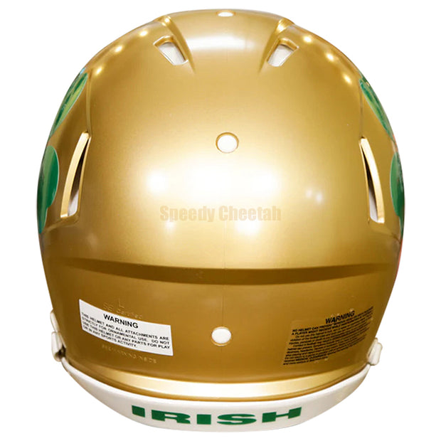 Notre Dame Fighting Irish Riddell Speed Authentic Helmet - Shamrock