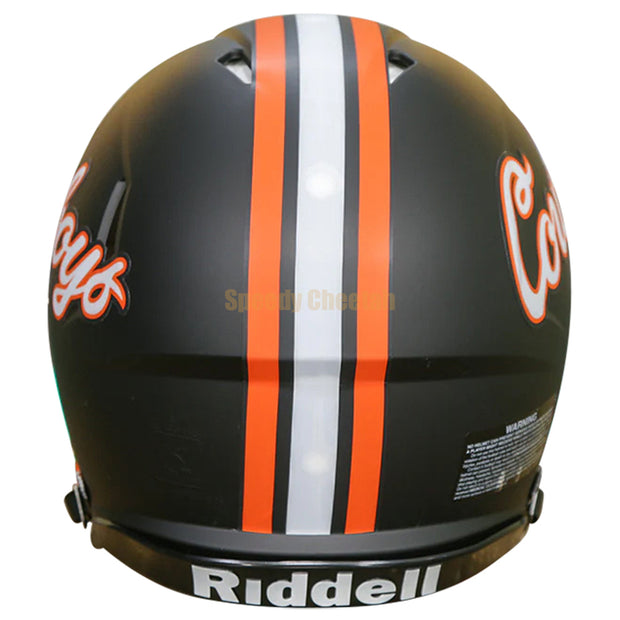 OK State Cowboys Riddell Speed Authentic Helmet - Black