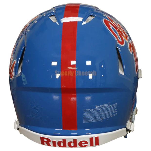 Ole Miss Rebels Riddell Speed Authentic Helmet - Powder Blue