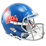 Ole Miss Rebels Riddell Speed Replica Helmet -  Powder Blue