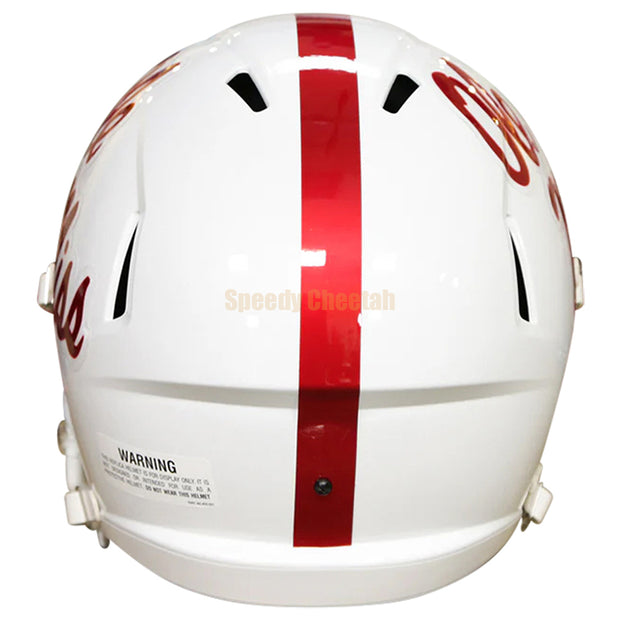 Ole Miss Rebels Riddell Speed Replica Helmet - White