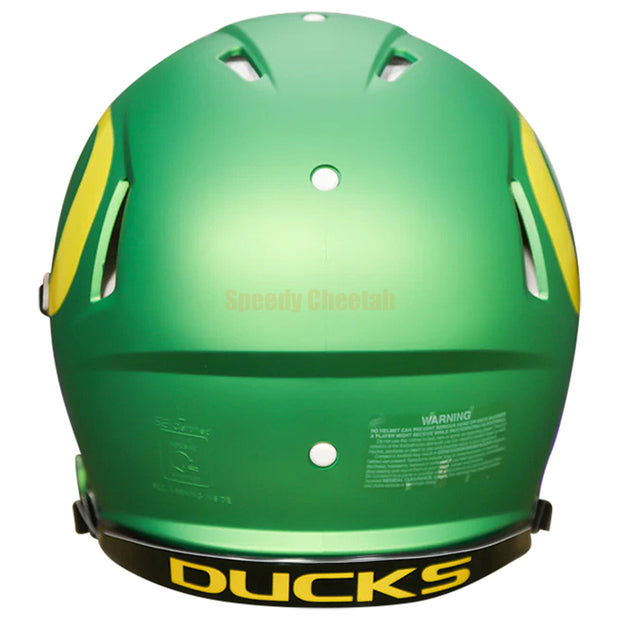 Oregon Ducks Riddell Speed Authentic Helmet - Apple Green