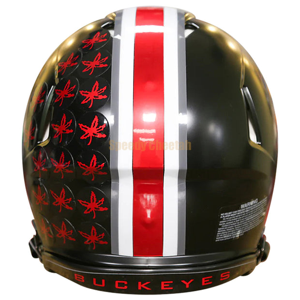 OSU Buckeyes Riddell Speed Authentic Helmet - Black