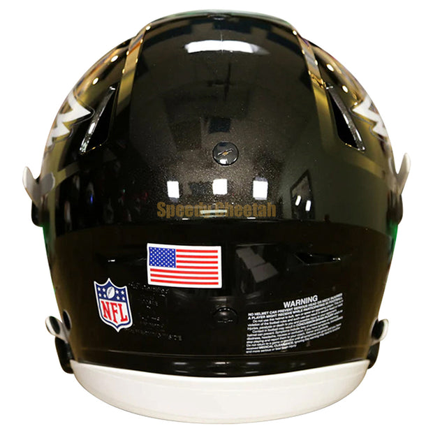 Philadelphia Eagles Riddell SpeedFlex Authentic Helmet - Black Alternate