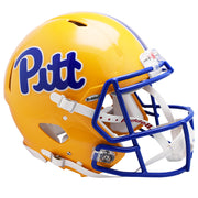 Pitt Panthers Riddell Speed Authentic Helmet - Gold