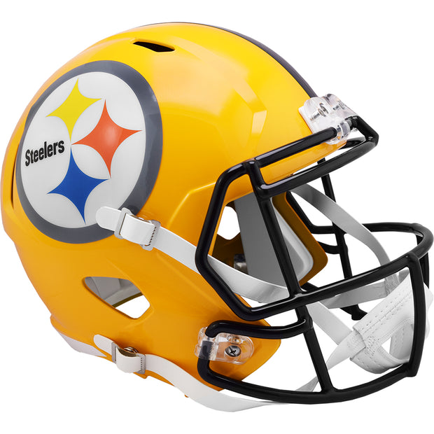 Pittsburgh Steelers Riddell Speed Replica Helmet - Throwback Gold