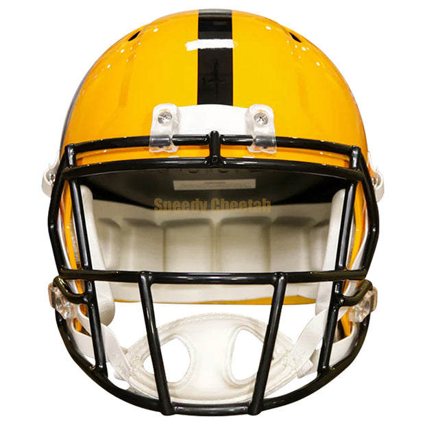 Pittsburgh Steelers Riddell Speed Replica Helmet - Throwback Gold