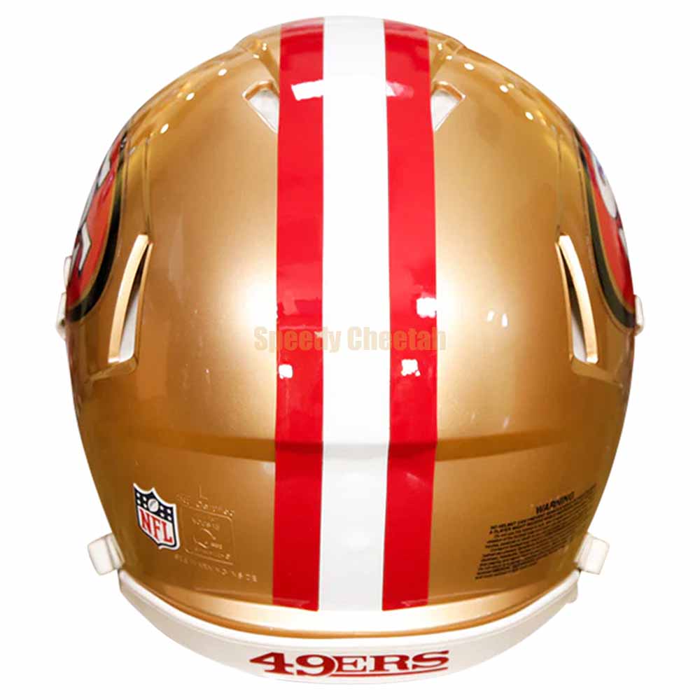 San 2024 Francisco 49ers Riddell Speed Mini Helmet - New Flash Alternate