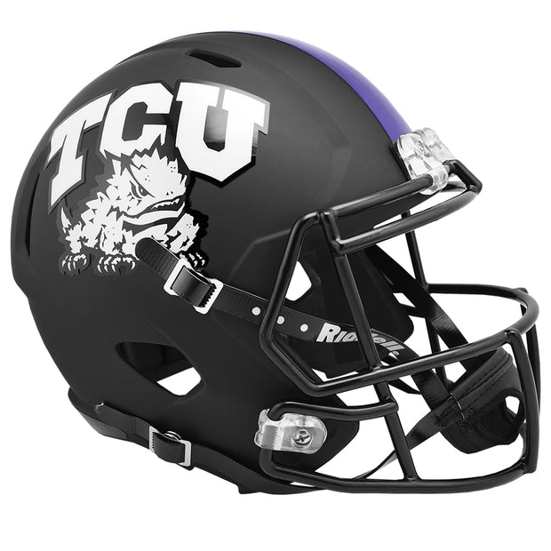 TCU Horned Frogs Riddell Speed Replica Helmet - Black