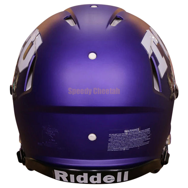 TCU Horned Frogs Riddell Speed Authentic Helmet - Purple