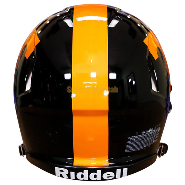 Tennessee Volunteers Riddell Speed Authentic Helmet - Dark Mode Black