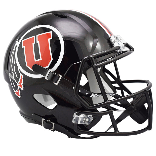 Utah Utes Riddell Speed Replica Helmet - Black