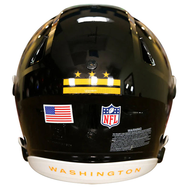 Washington Commanders Riddell SpeedFlex Authentic Helmet - Black Alternate