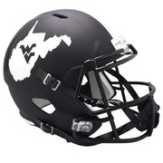 West Virginia Mountaineers Riddell Speed Replica Helmet - Coal Rush