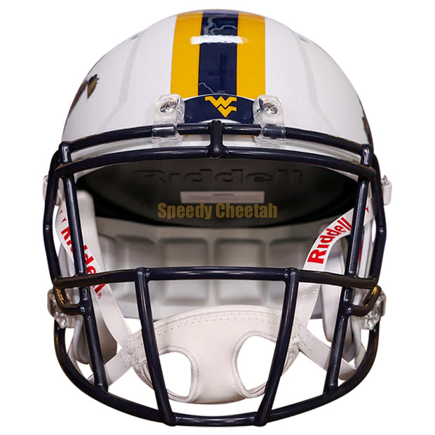 West Virginia Mountaineers Riddell Speed Replica Helmet - Country Roads 2022