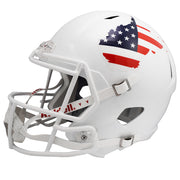 West Virginia Mountaineers Riddell Speed Replica Helmet - Stars & Stripes