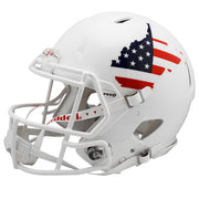 West Virginia Mountaineers Riddell Speed Authentic Helmet - Stars & Stripes