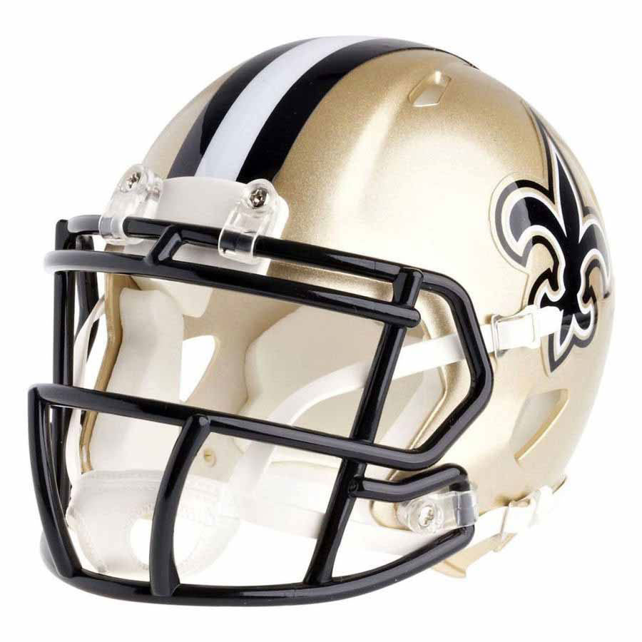 Riddell New Orleans Saints Revolution Speed Mini Replica Helmet