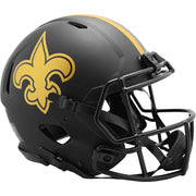 New Orleans Saints Riddell Speed Authentic Helmet - Eclipse